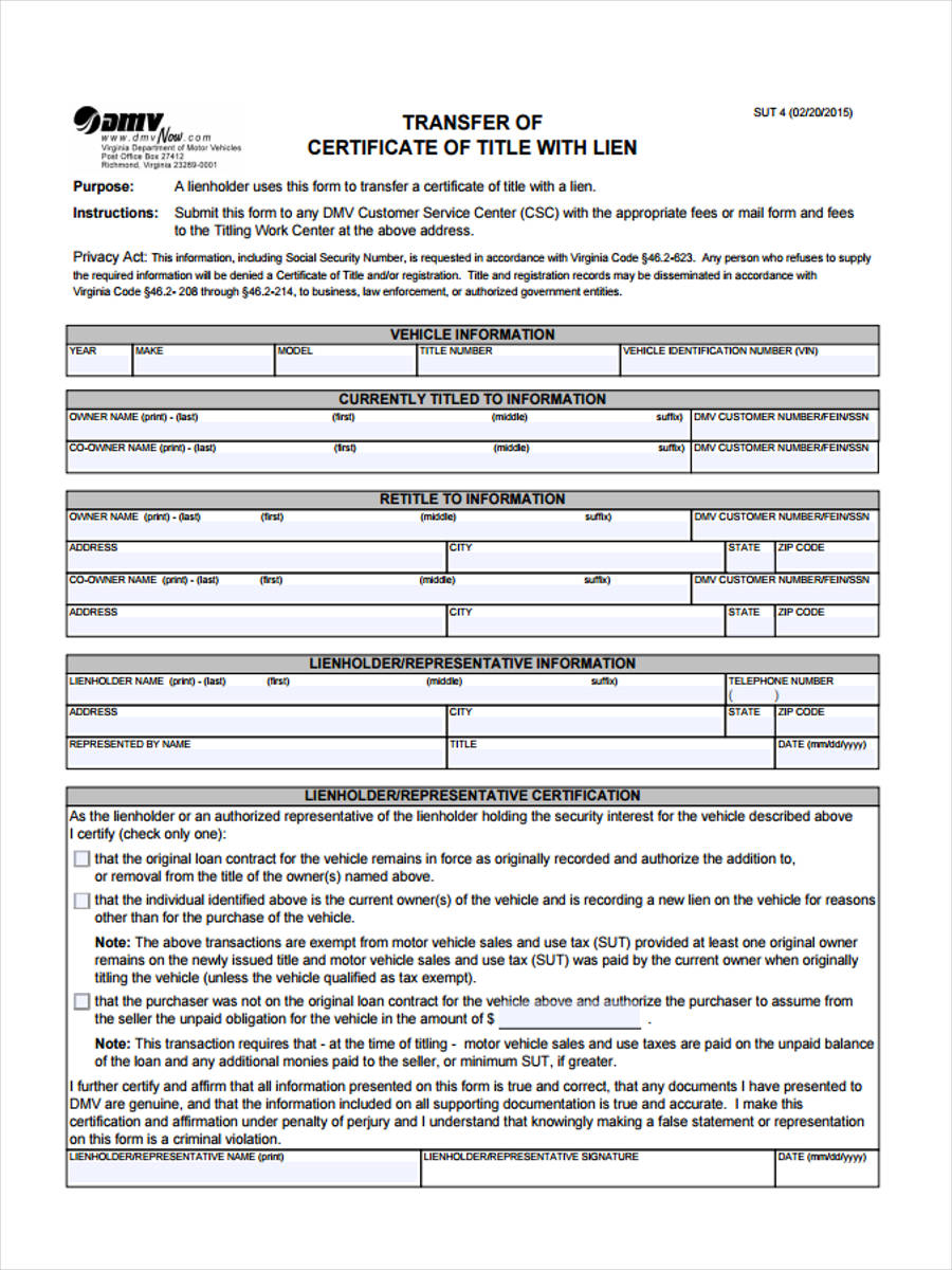 DMV REG 262 Form Vehicle Vessel Transfer And Reassignment Form